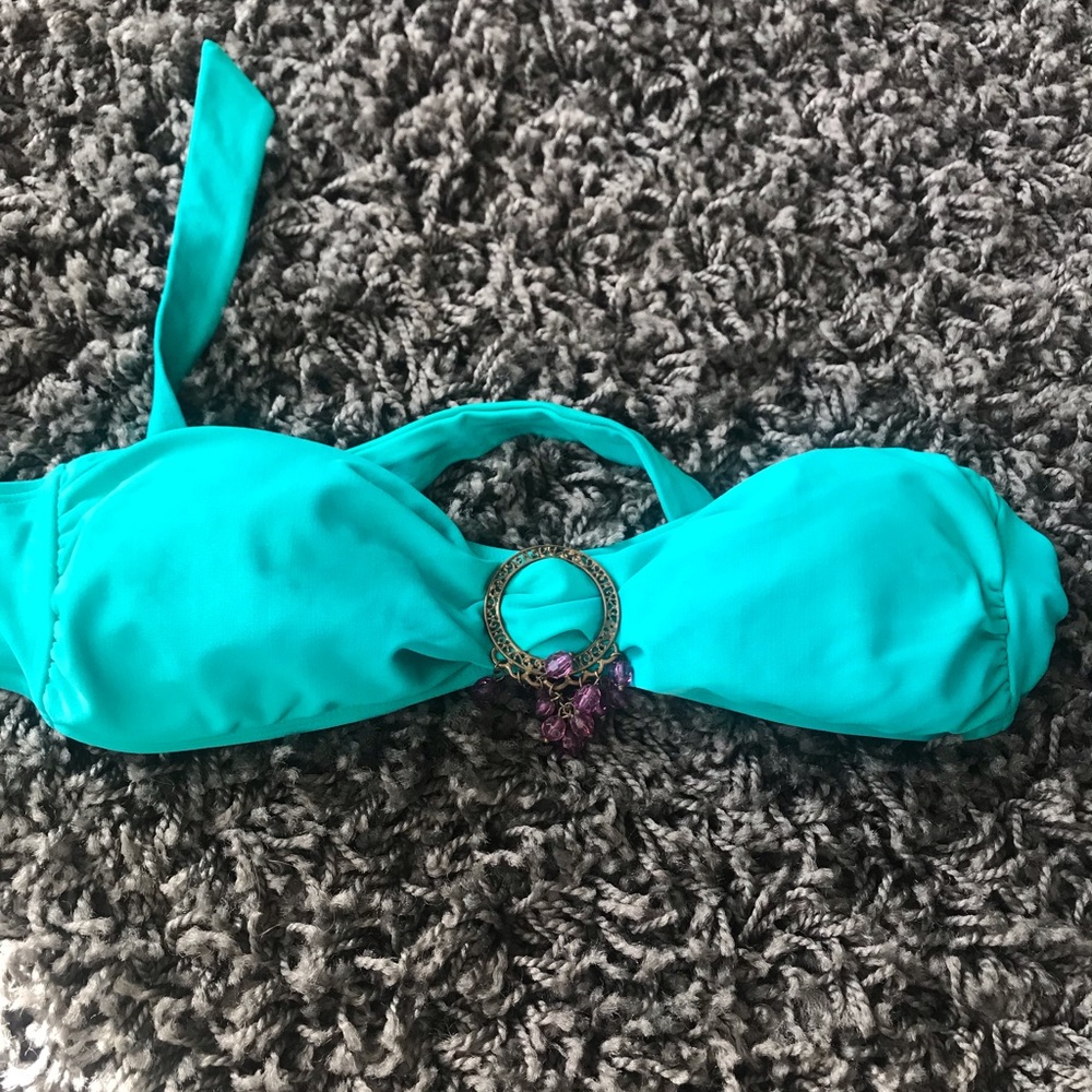Teal Bikini Top